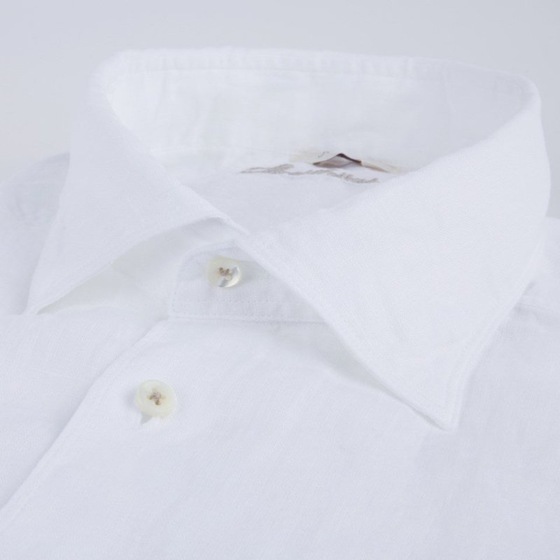 Stenstroms Casual White Linen Shirt - Style Rooms